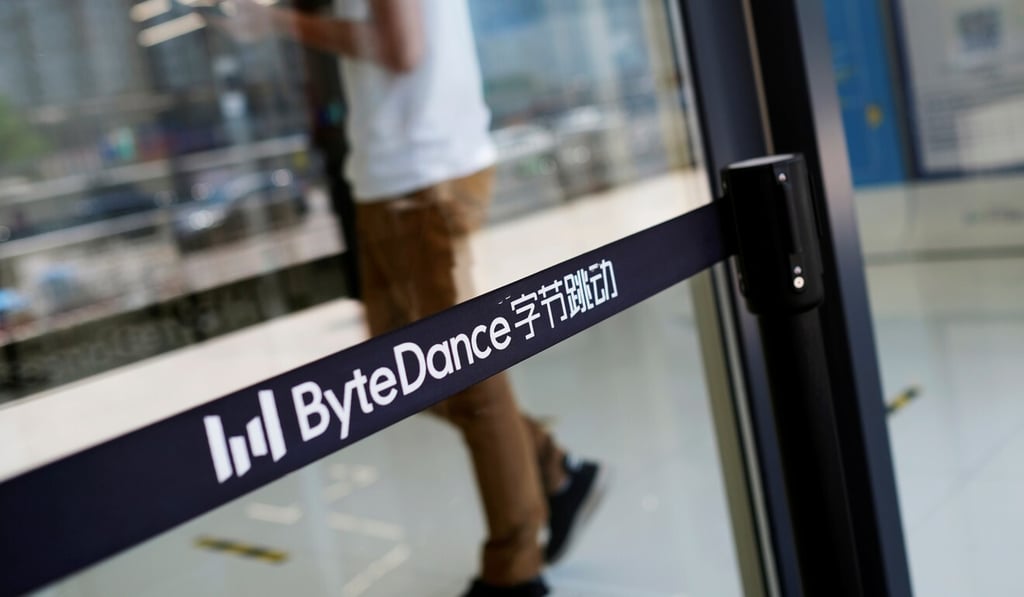 A man enter the offices of Bytedance, the company which owns TikTok, at its headquarters in Beijing. Photo: Reuters A man enter the offices of Bytedance, the company which owns TikTok, at its headquarters in Beijing. Photo: Reuters