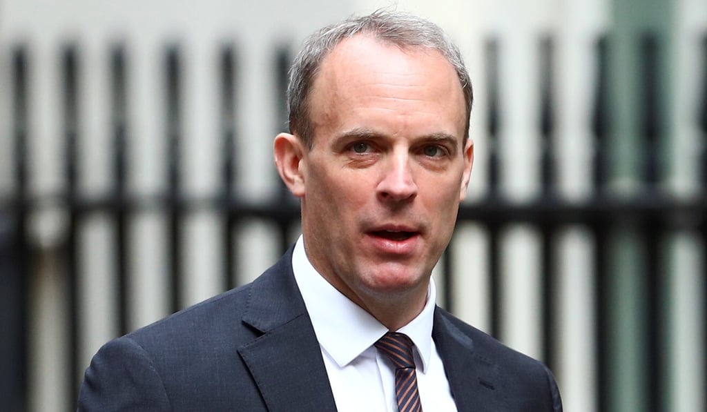 British Foreign Secretary Dominic Raab. Photo: Reuters