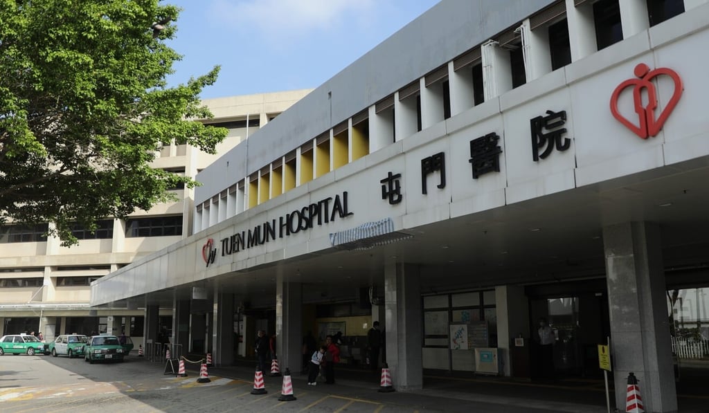 Two of the victim’s neighbours were sent to Tuen Mun Hospital for treatment. Photo: Sam Tsang Two of the victim’s neighbours were sent to Tuen Mun Hospital for treatment. Photo: Sam Tsang