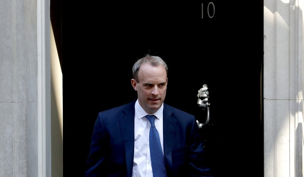 Britain’s Foreign Secretary Dominic Raab. Photo: AP Photo