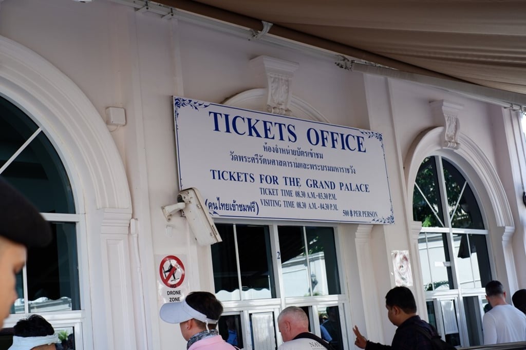 A ticket office at The Grand Palace in Bangkok. Photo: Shutterstock