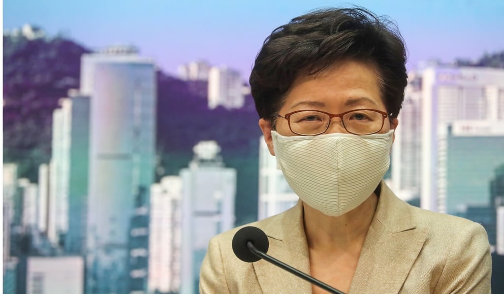 Carrie Lam says she has no intention of changing plans at the moment. Photo: Edmond So