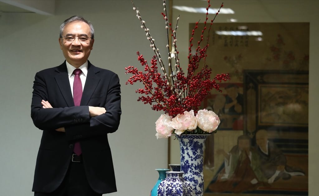 John Cheh, vice-chairman of Esquel Group, at the garment producer’s office at Harbour Centre, Wan Chai on 8 July 2020. Photo: Nora Tam