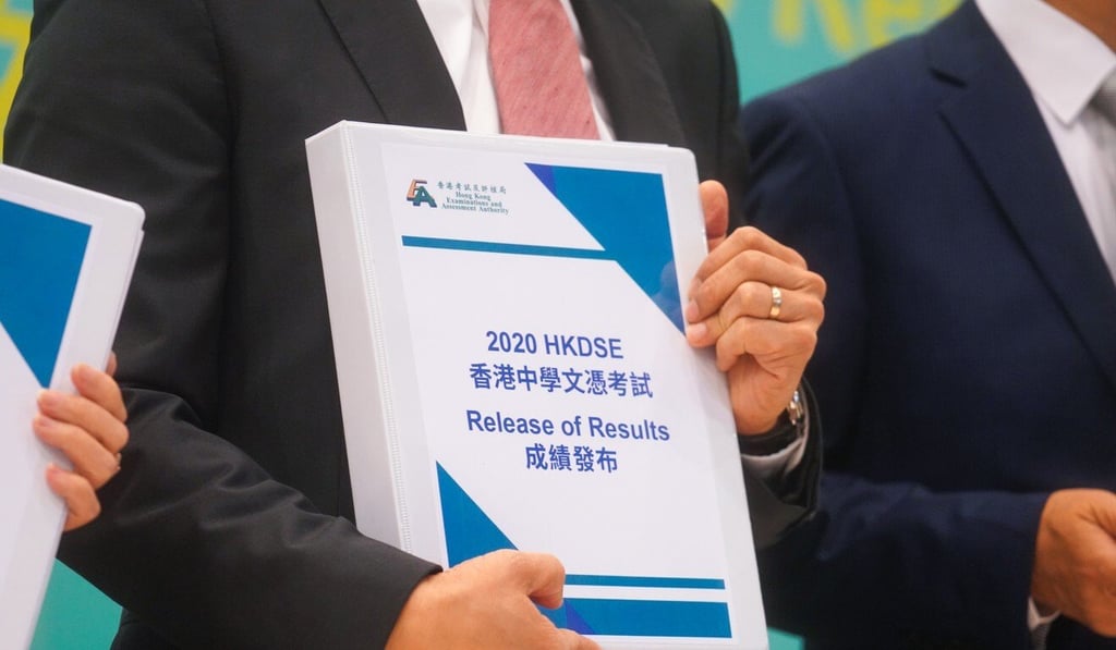 Hong Kong’s exam authority on Tuesday unveiled the results of this year’s college entrance exams. Photo: Winson Wong