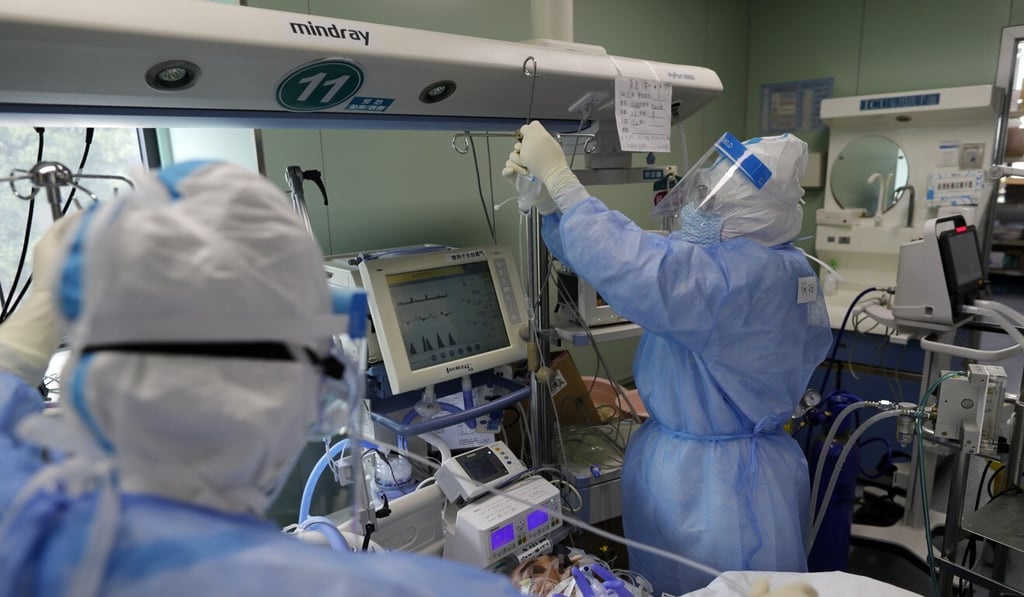 Chinese companies like Tencent and Alibaba have been coming up with various tech solutions to help fight Covid-19. Photo: Xinhua Chinese companies like Tencent and Alibaba have been coming up with various tech solutions to help fight Covid-19. Photo: Xinhua