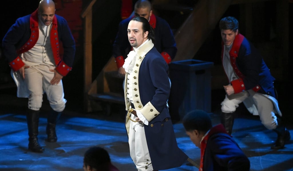 Lin-Manuel Miranda and the cast of the Broadway musical Hamilton perform at the Tony Awards in New York in June 2016. The EU’s decision to jointly issue debt is being called its “Hamilton moment”, in a reference to the American founding father who convinced the new government of the United States to assume the individual wartime debts of the former colonies. Photo: EU