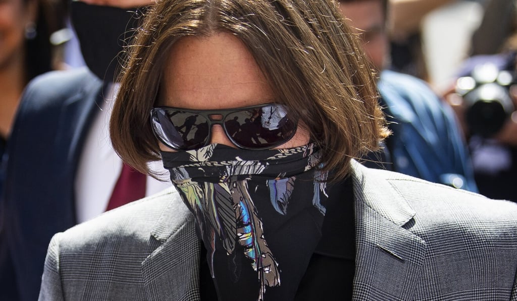 US actor Johnny Depp arrives at the High Court in London on July 21. Photo: DPA