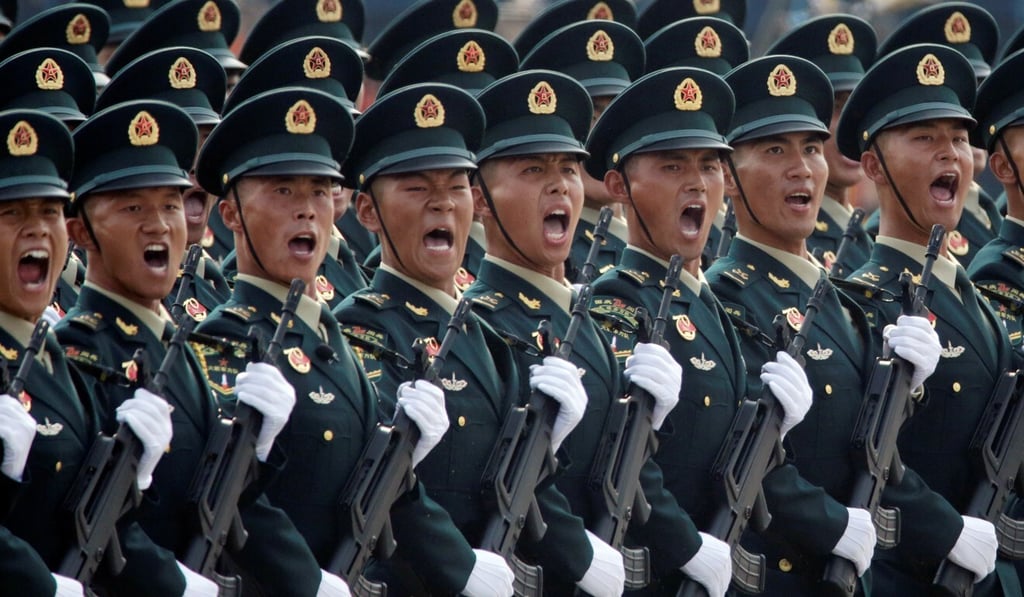 China’s army is the biggest in the world. Photo: Reuters