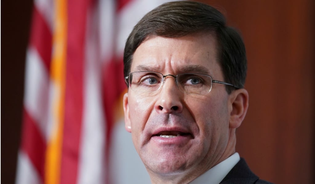 US Secretary of Defence Mark Esper says he wants to enhance cooperation with China on areas of common interest. Photo: Reuters