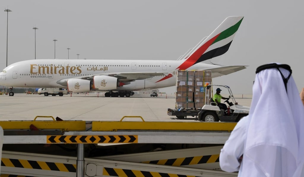 Emirates Airlines has the world’s biggest fleet of A380s. Photo: AFP Emirates Airlines has the world’s biggest fleet of A380s. Photo: AFP