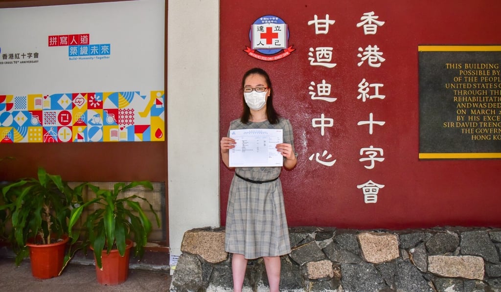 Mary Lam got 19 points in this year’s DSE exams. Photo: Handout