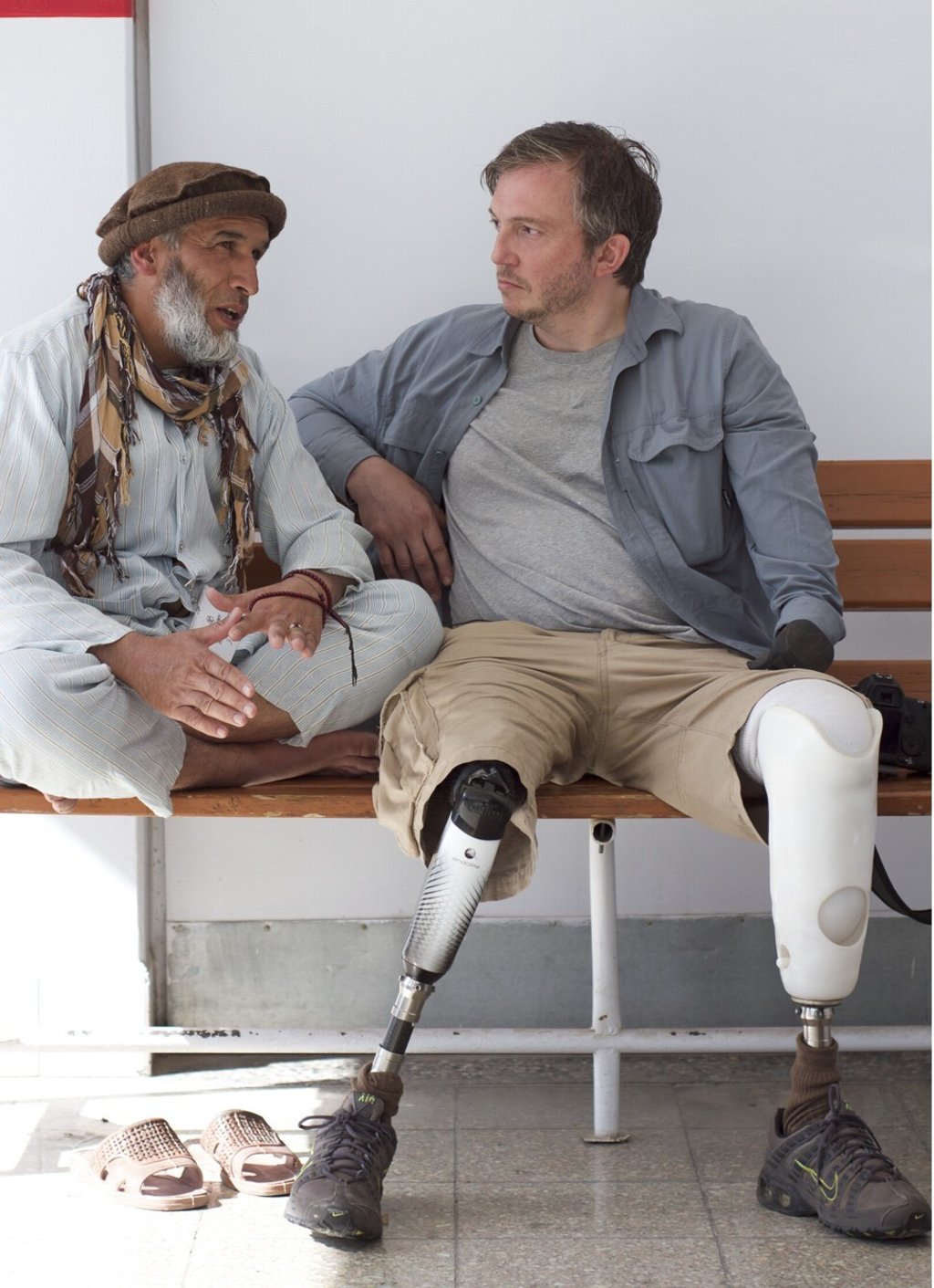Duley while working on a project for Italian charity Emergency in Afghanistan in 2012. Photo: Courtesy of Giles Duley