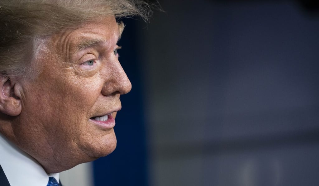 US President Donald Trump during a news conference at the White House. Photo: Bloomberg US President Donald Trump during a news conference at the White House. Photo: Bloomberg