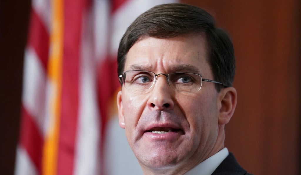 US Secretary of Defence Mark Esper says he wants to visit China this year. Photo: Reuters