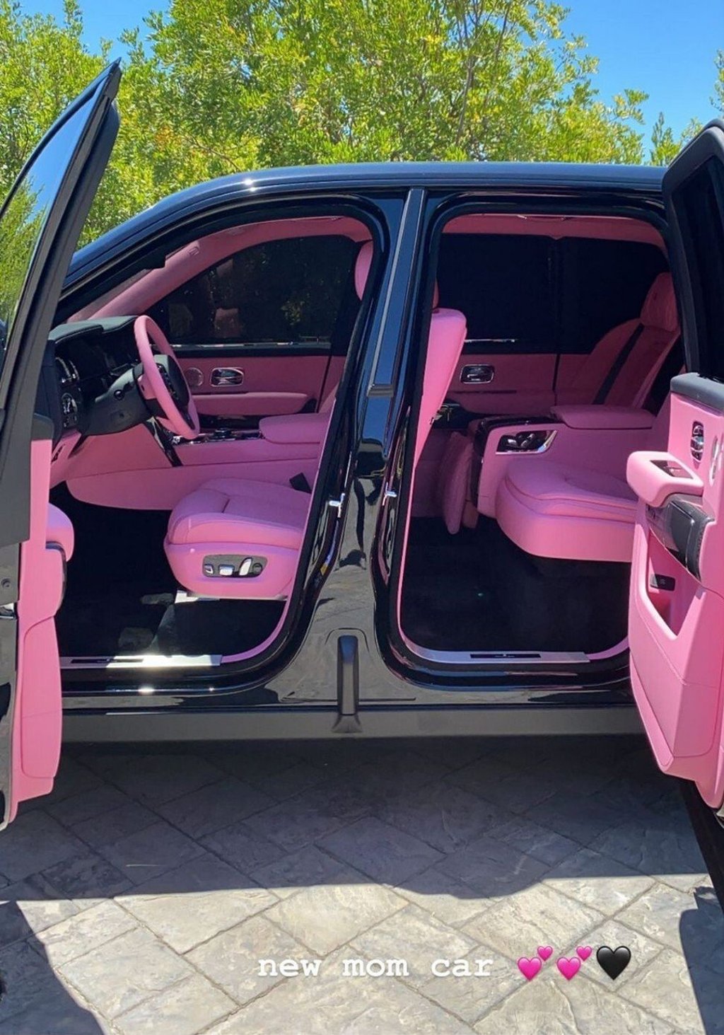 Kylie Jenner's Rolls-Royce. Photo: @kyliejenner/Instagram via Luxurylaunches