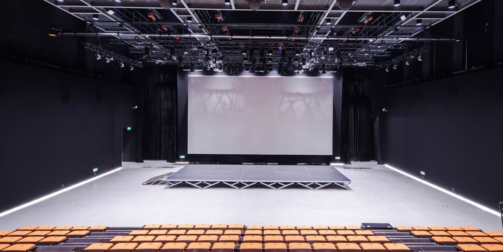 The auditorium at West Bund Museum, in Shanghai, China, was designed in collaboration with Kvadrat Soft Cells to create a space with exceptional acoustic performance. The auditorium at West Bund Museum, in Shanghai, China, was designed in collaboration with Kvadrat Soft Cells to create a space with exceptional acoustic performance.