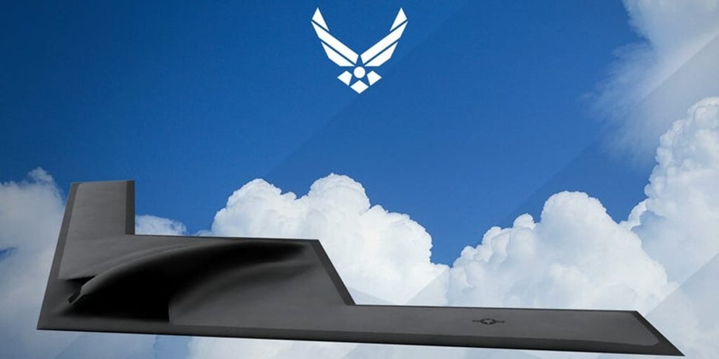 An artist rendering of the new B-21. File photo: US Air Force/Reuters