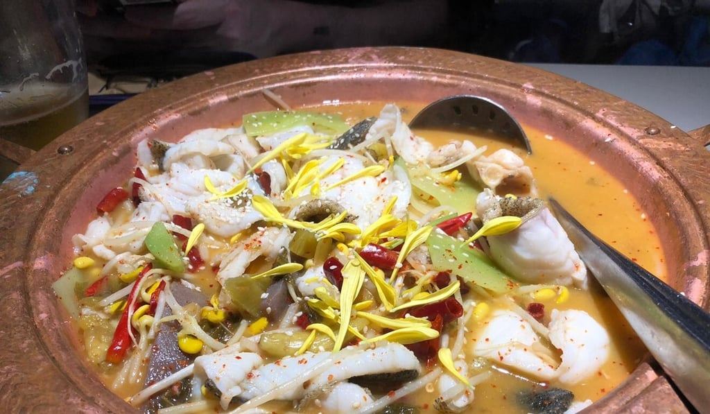 Sauerkraut fish from Sichuan Paradise.