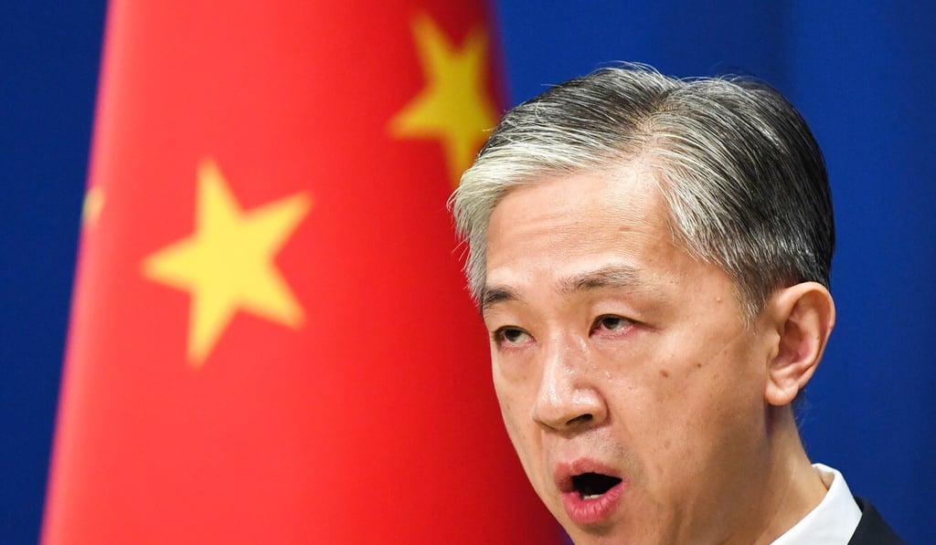 Britain, Australia and Canada have ‘seriously’ violated basic principles of international relations, says Chinese foreign ministry spokesman Wang Wenbin. Photo: AFP Britain, Australia and Canada have ‘seriously’ violated basic principles of international relations, says Chinese foreign ministry spokesman Wang Wenbin. Photo: AFP