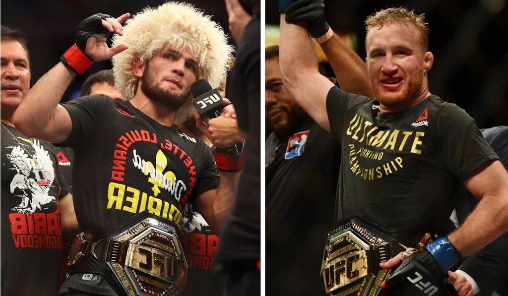 Khabib Nurmagomedov versus Justin Gaethje is on for October.