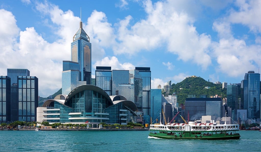 Hong Kong Convention and Exhibition Centre, which to some people resembles a turtle or eagle, was built on reclaimed land.