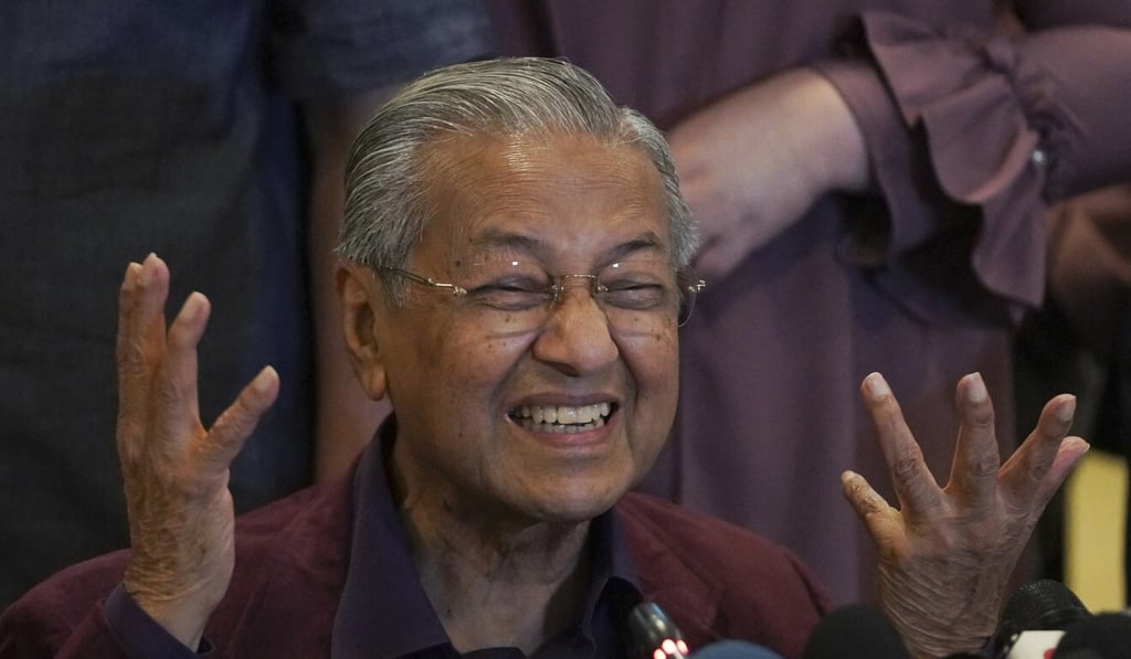 Malaysia’s then-prime minister, Mahathir Mohamad, pictured in February shortly before he resigned after his party and some lawmakers abandoned the ruling alliance, sparking its collapse. Photo: AP