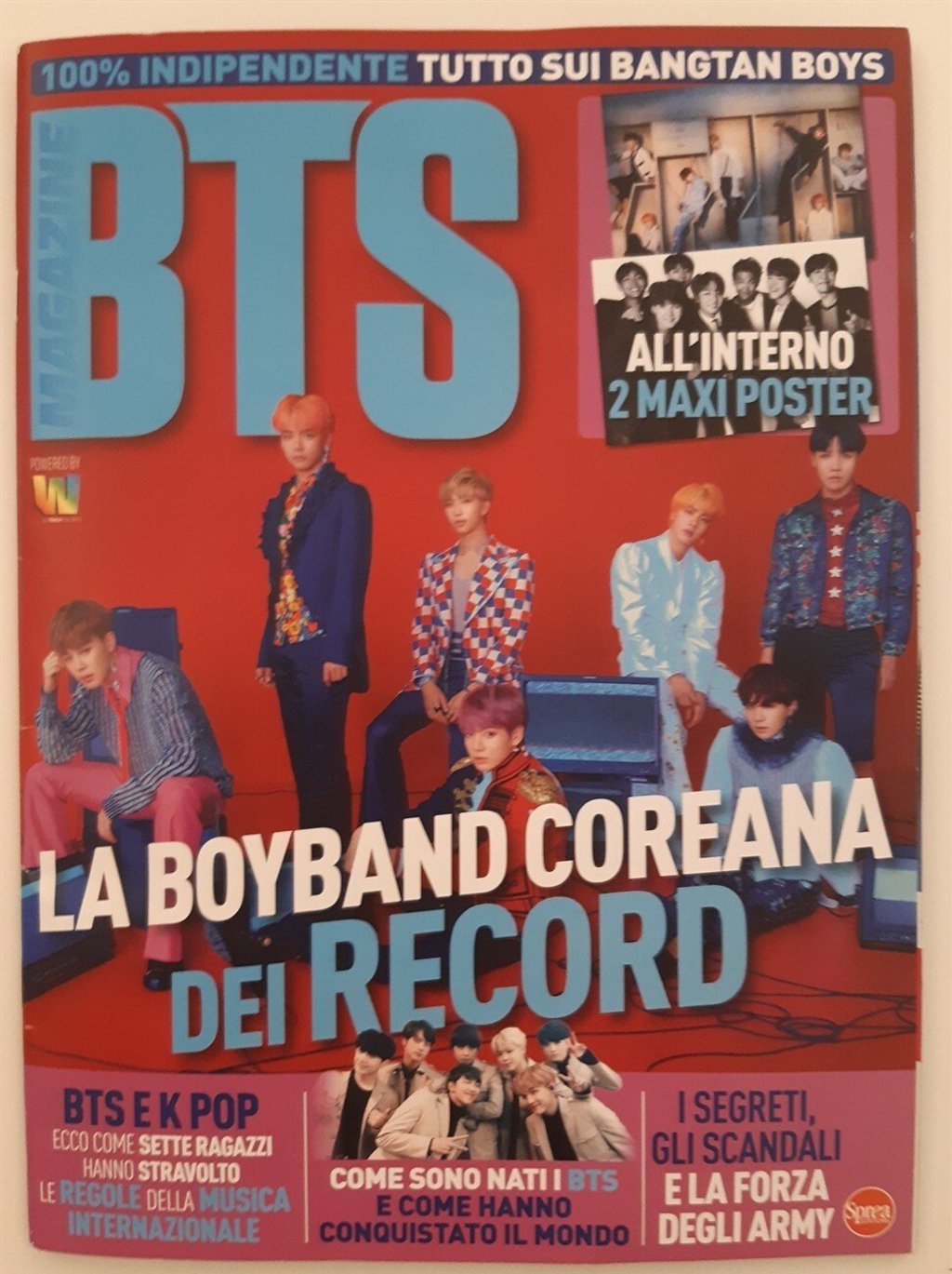 New fan magazine in Italy celebrating ‘i belli ragazzi da Corea’. Photo: Sprea New fan magazine in Italy celebrating ‘i belli ragazzi da Corea’. Photo: Sprea