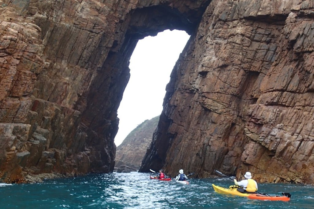 Basalt Island is also known for its sea arches and sea caves. Photo: Cameron Dueck