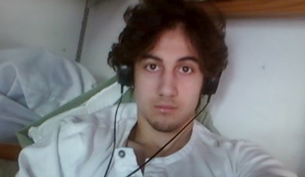 Boston bombing suspect Dzhokhar Tsarnaev is pictured in this file handout photo presented as evidence by the US Attorney's Office in Boston, Massachusetts. Photo: Handout via Reuters Boston bombing suspect Dzhokhar Tsarnaev is pictured in this file handout photo presented as evidence by the US Attorney's Office in Boston, Massachusetts. Photo: Handout via Reuters