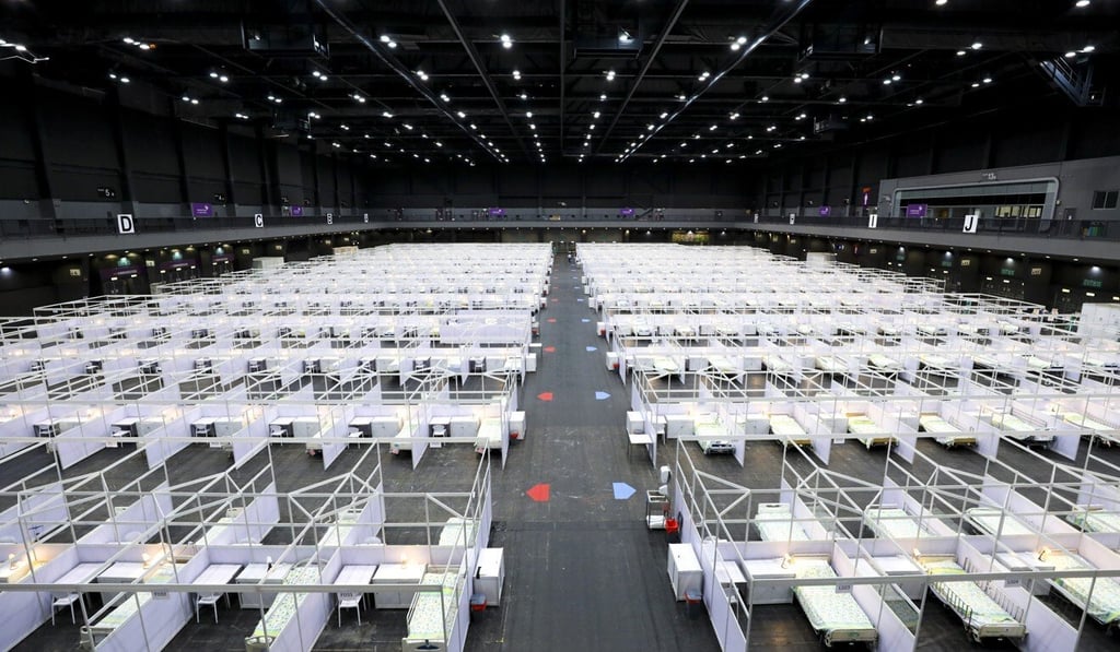 The makeshift hospital has 500 beds. Photo: Dickson Lee