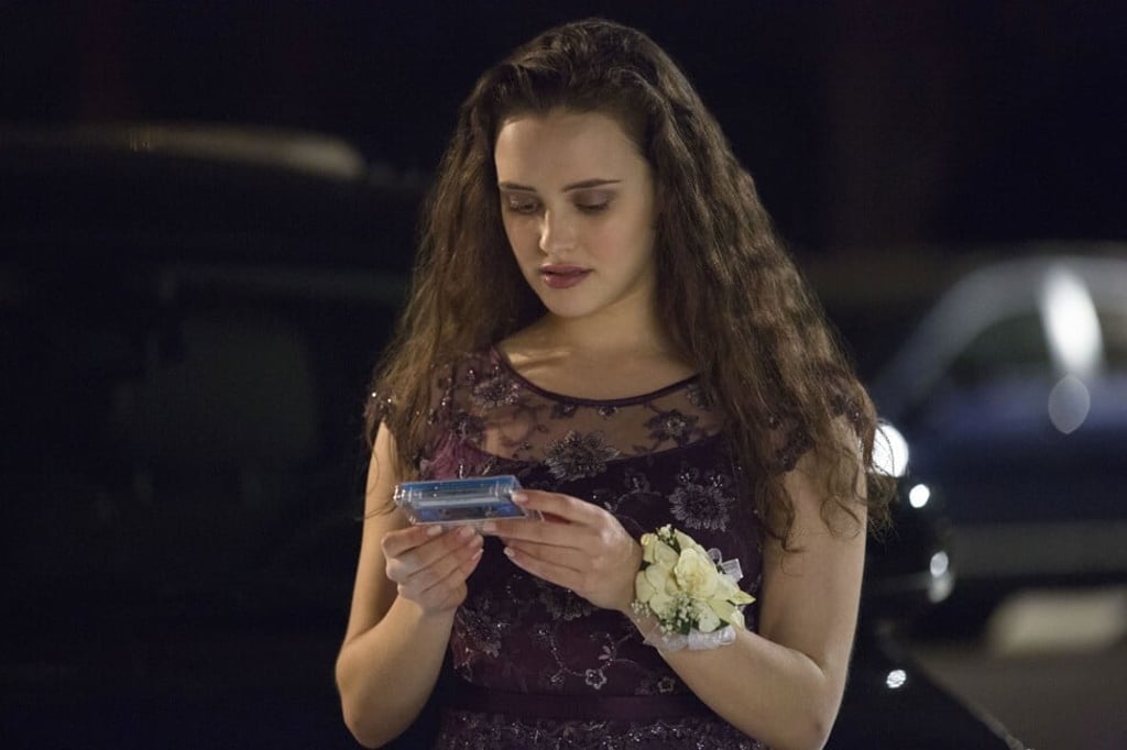 Katherine Langford as Hannah Baker in a scene from the series 13 Reasons Why. Photo: AP