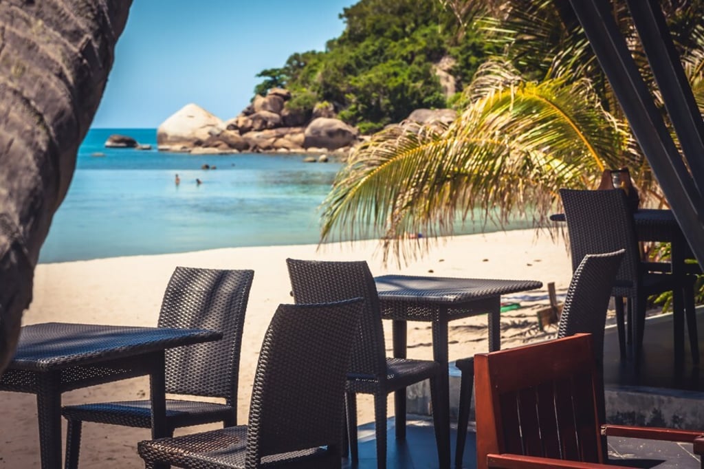 A tropical beach cafe in Barbados. Photo: Shutterstock A tropical beach cafe in Barbados. Photo: Shutterstock