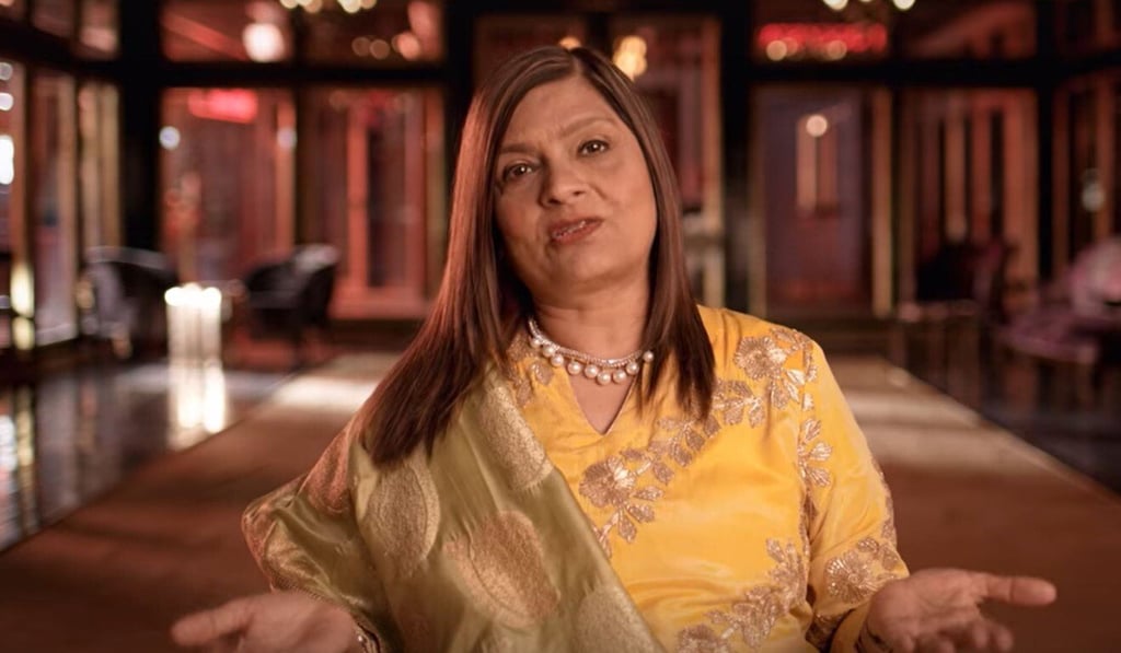 Sima Taparia pictured in a screengrab from the trailer to the Netflix series 'Indian Matchmaking'. Photo: Netflix