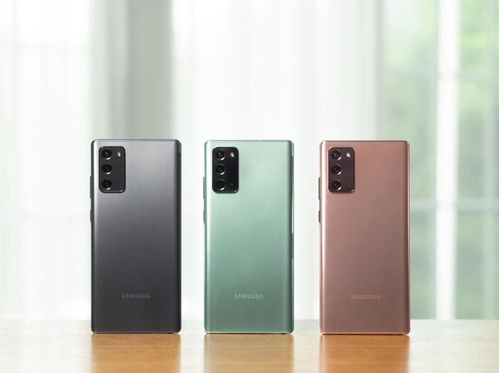 The new Samsung Note models. Photo: Samsung The new Samsung Note models. Photo: Samsung