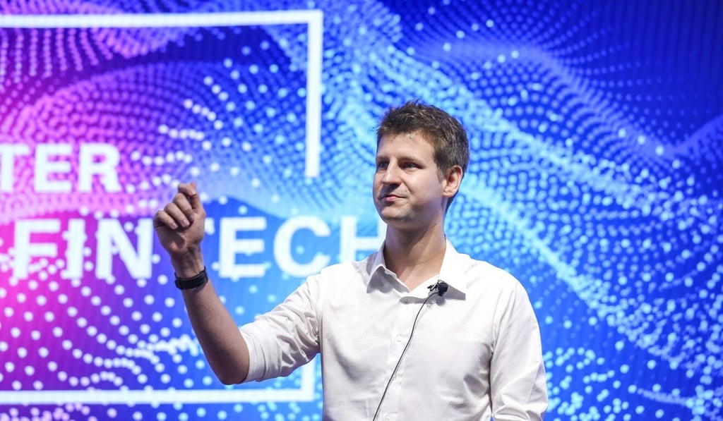 Lukas Petrikas, head of innovation and data lab at HKEX, says the Hong Kong stock exchange has been a leading destination for fintech companies looking to raise funds. Photo: Xiaomei Chen