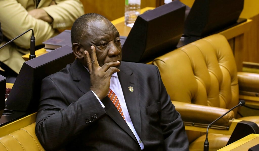 South African President Cyril Ramaphosa is battling the biggest economic contraction since World War II. Photo: Reuters