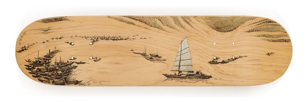 The Old Times of Hong Kong (2020) by Lee Chi-ching. Photo: TWGH/Sotheby’s/Lee Chi-ching The Old Times of Hong Kong (2020) by Lee Chi-ching. Photo: TWGH/Sotheby’s/Lee Chi-ching