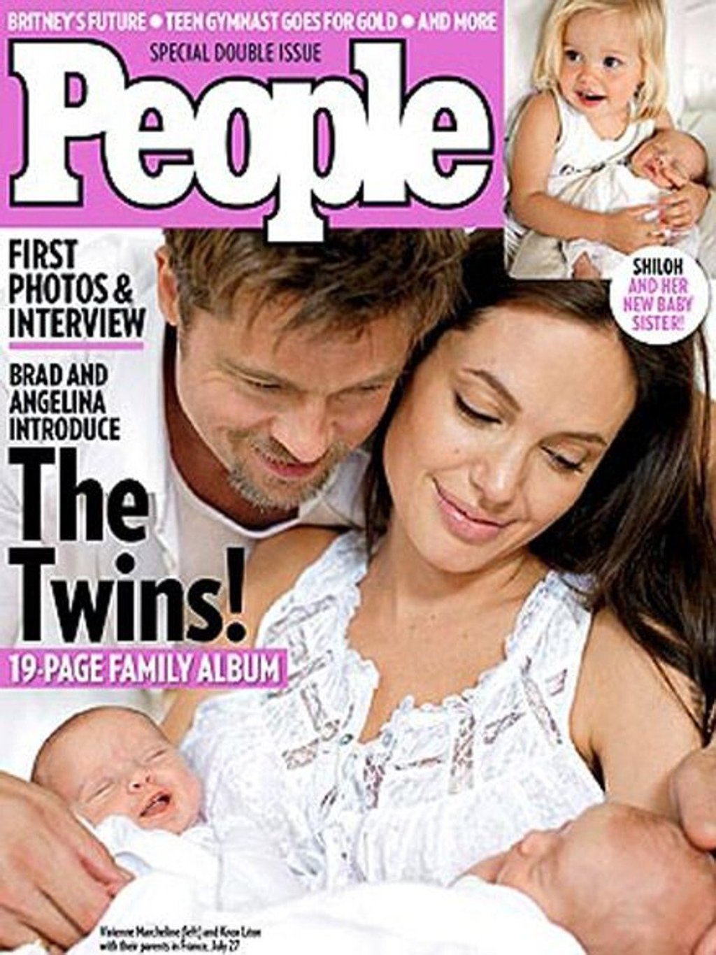 US$15 million was raised for the Jolie-Pitt Foundation from the exclusive baby photos. Photo: handout