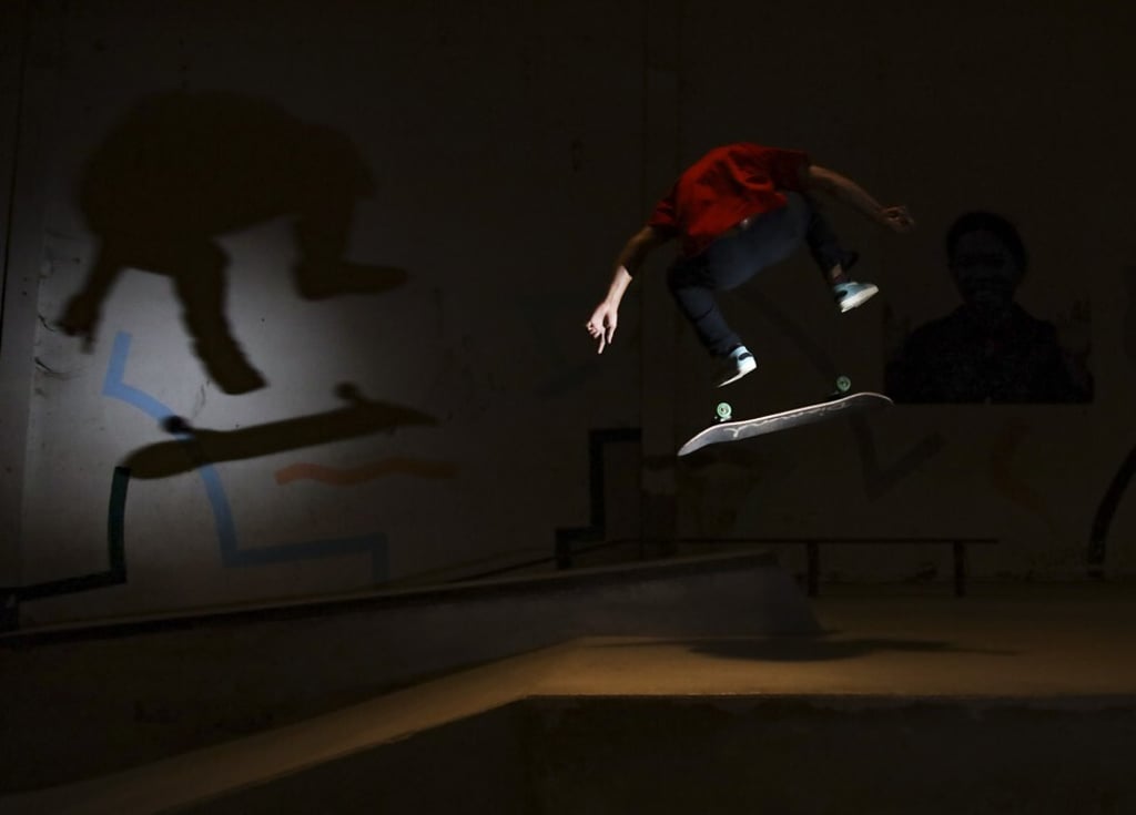 Khim practising some tricks. Photo: Cesar Lopez Balan