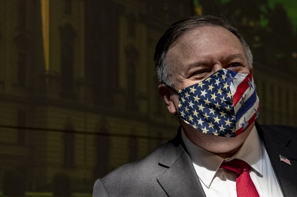 US Secretary of State Mike Pompeo after a press conference with Czech Prime Minister Andrej Babis after their talks in Prague, Czech Republic, August 12, 2020. Photo: EPA-EFE US Secretary of State Mike Pompeo after a press conference with Czech Prime Minister Andrej Babis after their talks in Prague, Czech Republic, August 12, 2020. Photo: EPA-EFE