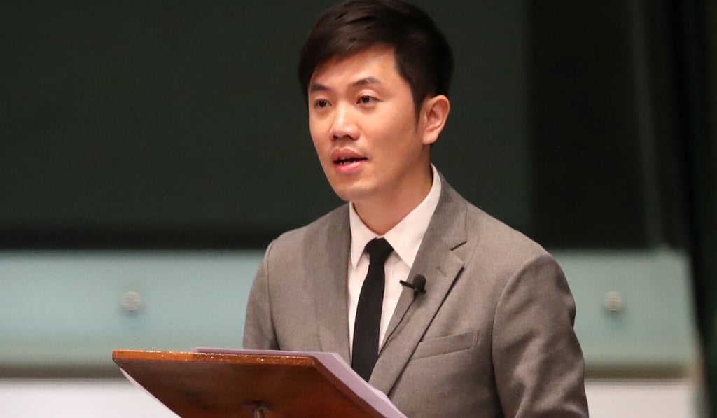 Lawmaker Cheng Chung-tai was disqualified from re-election. Photo: Edward Wong Lawmaker Cheng Chung-tai was disqualified from re-election. Photo: Edward Wong