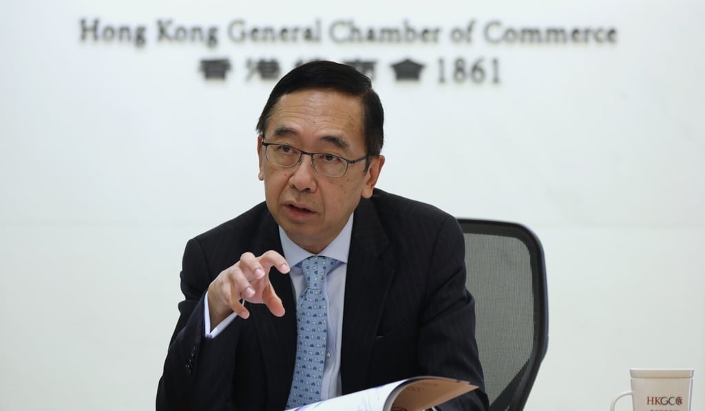 The Hong Kong General Chamber of Commerce’s George Leung says Hong Kong companies might have to draw up individual sales plans to cope with the uncertainties in the US market in the long term. Photo: Nora Tam The Hong Kong General Chamber of Commerce’s George Leung says Hong Kong companies might have to draw up individual sales plans to cope with the uncertainties in the US market in the long term. Photo: Nora Tam