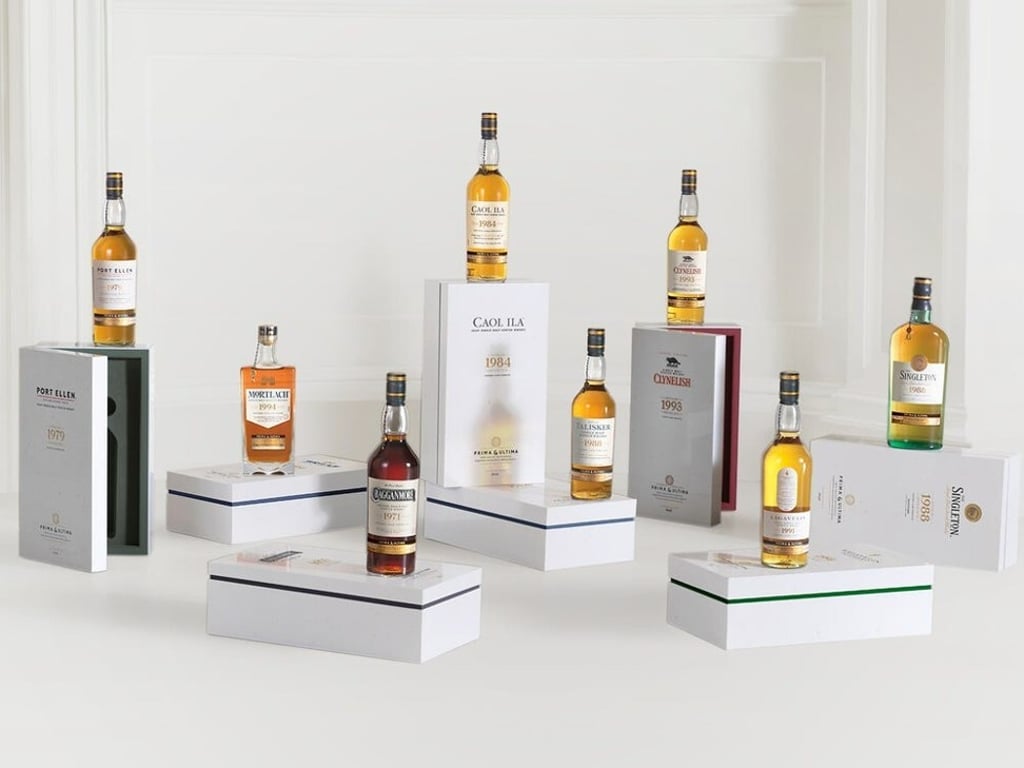Diageo Prima and Ultima collection. Photo: Diageo Diageo Prima and Ultima collection. Photo: Diageo