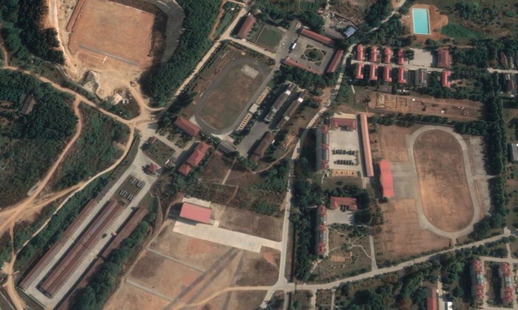 Recent satellite images indicate that one of the brigade commanding centres of the Eastern Theatre Command has been expanded since 2016, including weapons depots, garages, residential buildings and spot fields. Photo: Kanwa Defence Review