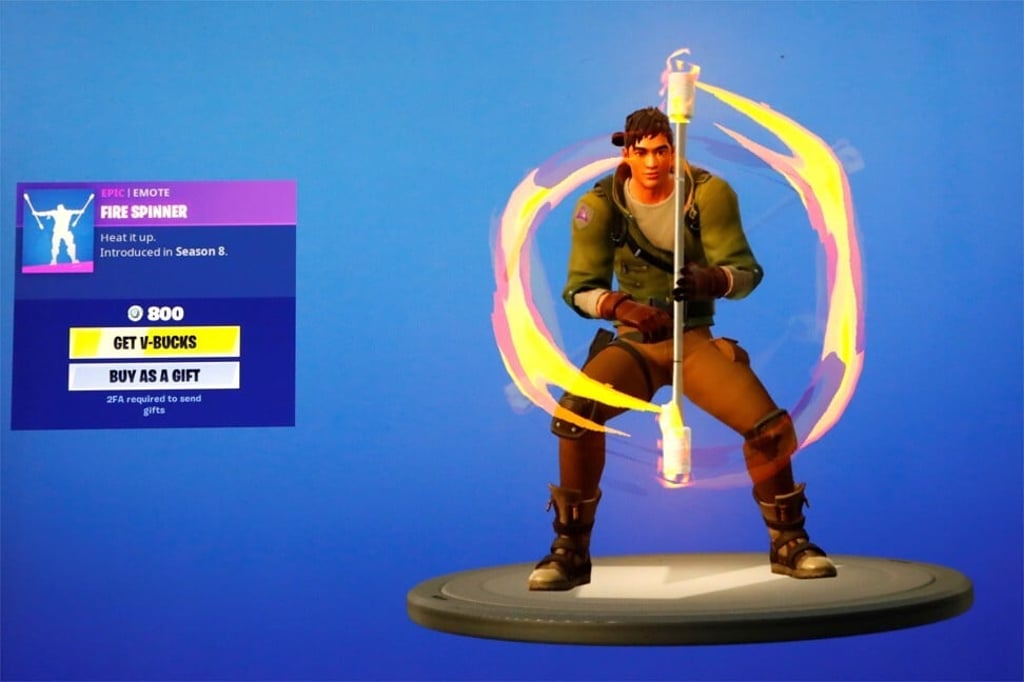 A screen grab from Fortnite. Photo: Reuters/Brendan McDermid