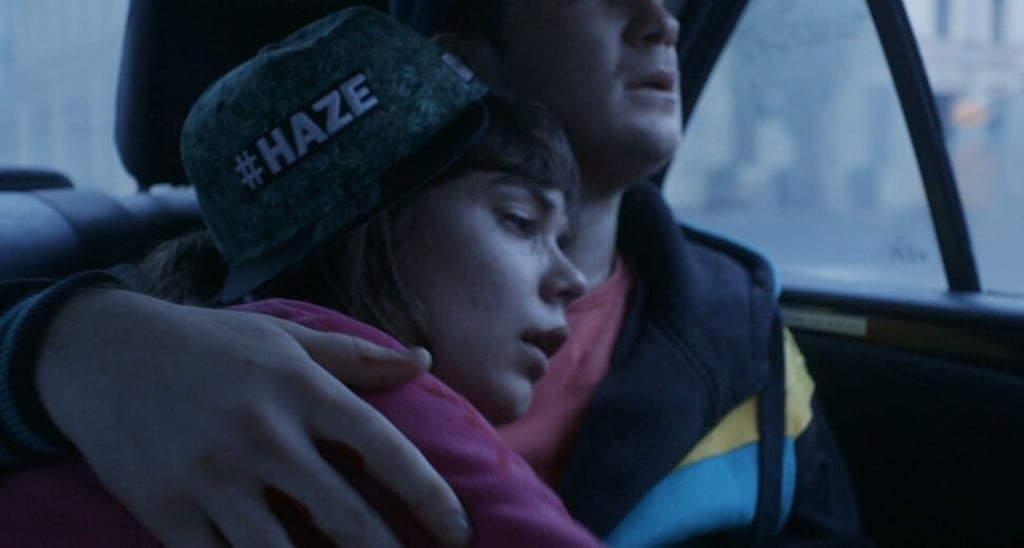 A still from the film Victoria (2015). It was filmed in one 140-minute shot. A still from the film Victoria (2015). It was filmed in one 140-minute shot.