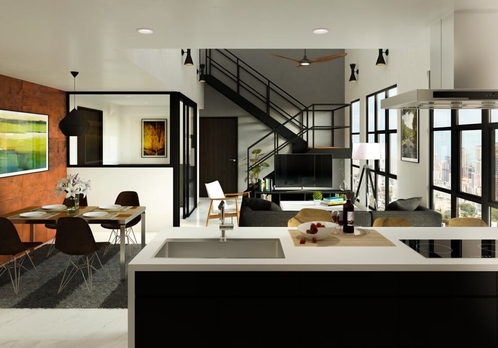 The penthouse in L’Attrait, Phnom Penh. Photo: CBRE Cambodia The penthouse in L’Attrait, Phnom Penh. Photo: CBRE Cambodia