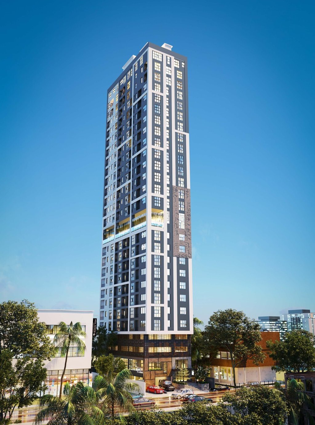 Exterior of the L’Attrait development in Phnom Penh. Photo: CBRE Cambodia Exterior of the L’Attrait development in Phnom Penh. Photo: CBRE Cambodia