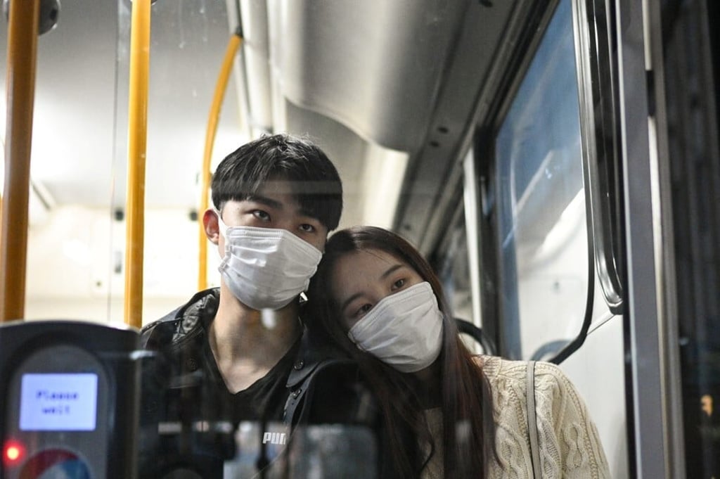 Sunny Gu and Maggie Zhang, international students from China. Photo: Reuters