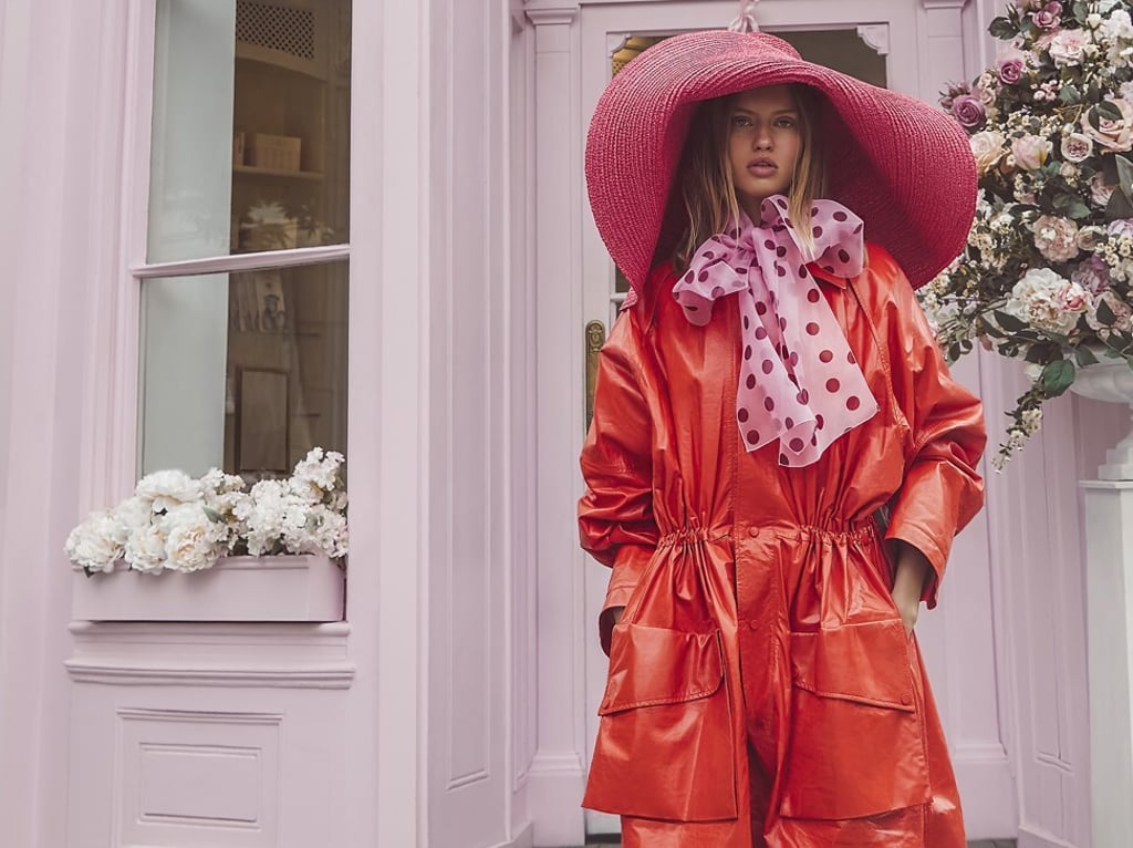 Bottega Veneta coat, HK$66,500 (US$8,580); Dolce & Gabbana pussycat bow blouse, HK$6,750; Jacquemus hat, HK$2,500. Photos: Carla Guler